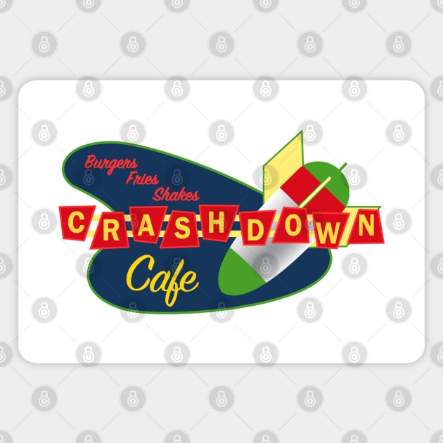 Roswell - Crashdown Cafe Magnet by BadCatDesigns